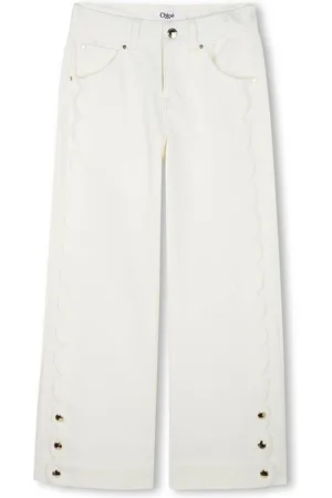 Chloé Jeans med takket kant