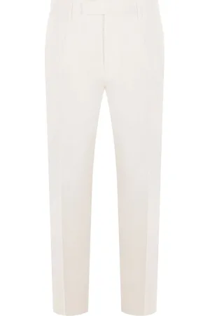 Ermenegildo Zegna Gabardine-bukser med plisseringer