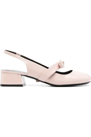VERSACE 35 mm Gianni Ribbon slingback-pumps
