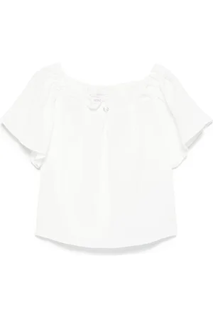 MONNALISA Bluse med krystalknapper