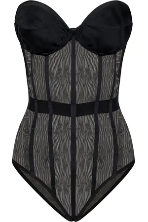 ROOM76 Bodysuit med sweetheart-halsudskæring