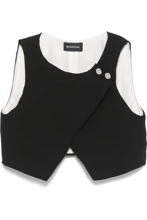 MONNALISA Top med asymmetrisk kant