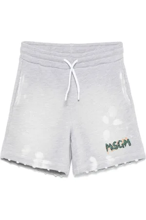 Msgm Shorts med slitageeffekt