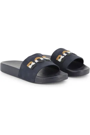 HUGO BOSS Sandaler med logoprægning