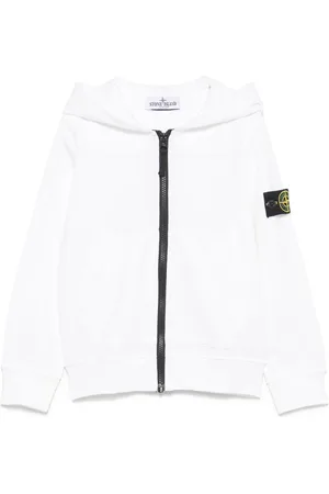 Stone Island Hættetrøje med kompasmærke og logo