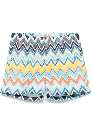 Missoni Badeshorts med zigzag-mønster