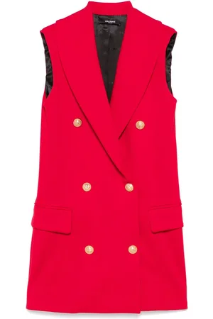 Balmain Kjole med prægede knapper