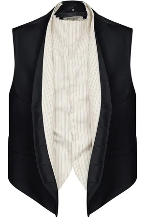 Maison Margiela Vest med stribet panel