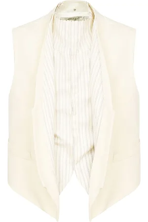 Maison Margiela Vest med stribet panel