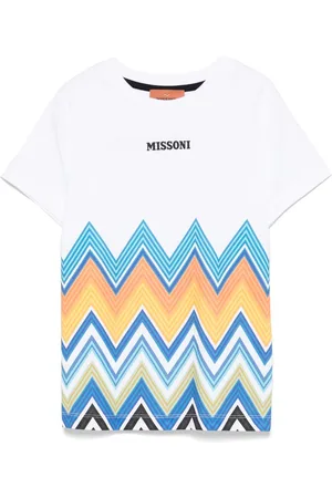 Missoni T-shirt med zigzag-mønster