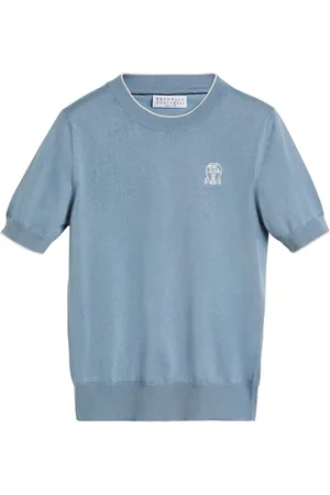 Brunello Cucinelli Strikket T-shirt