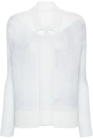 Issey Miyake Ombré plisseret cardigan