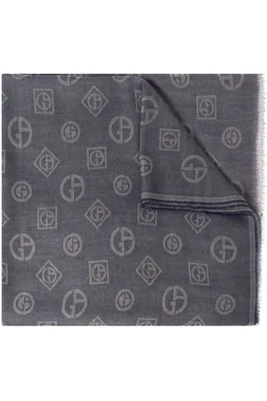 Giorgio Armani Tørklæde i jacquard med monogram