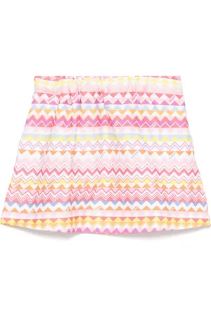 Missoni Mellemlang nederdel med zigzag-mønster