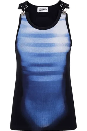 Jean Paul Gaultier Stribet top
