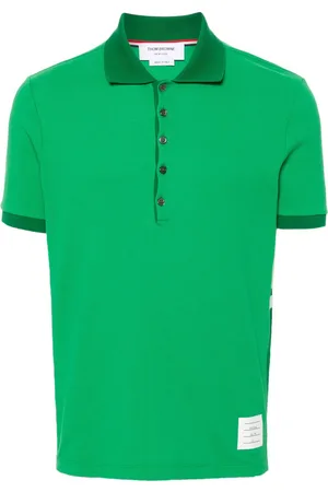 Thom Browne Polo med 4 rugby-striber