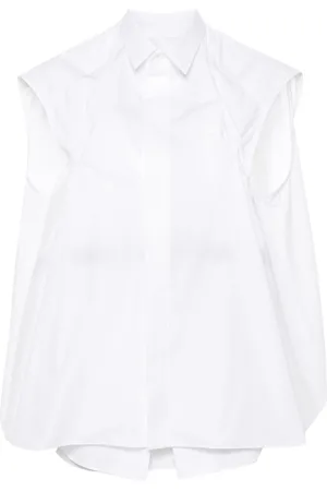 SACAI ærmeløs bluse med lagdesign