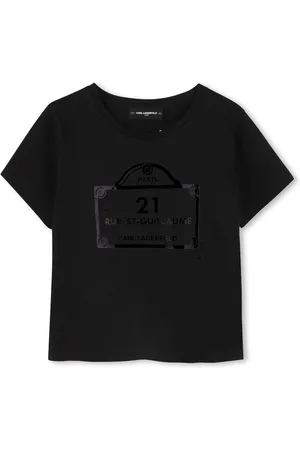 Karl Lagerfeld T-shirt med logotryk