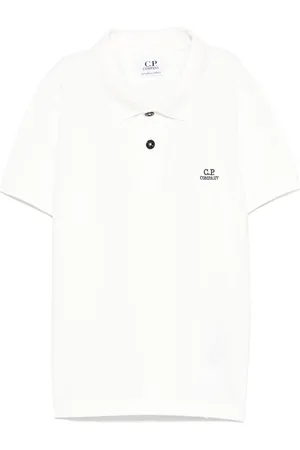 C.P. Company Piqué-vævet polo