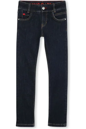 HUGO BOSS Jeans med logomærke og smalle ben