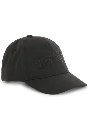 HUGO BOSS Baseballkasket med logotryk og kurvet skygge