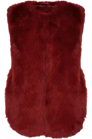 V°73 Vest i imiteret pels