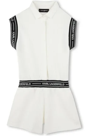 Karl Lagerfeld Playsuit med logo-jacquard
