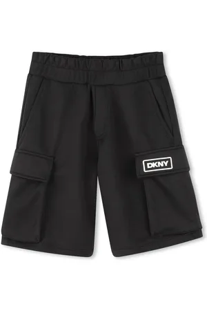 DKNY Shorts i piqué med logotryk