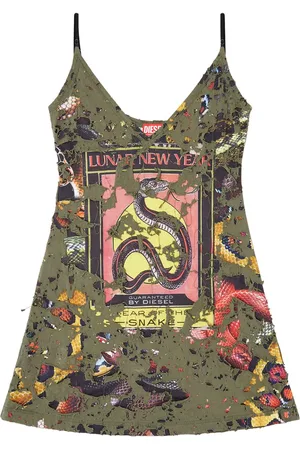 Diesel Kort New Year of the Snake Capsule kjole