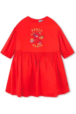 Kenzo Kjole med broderet logo
