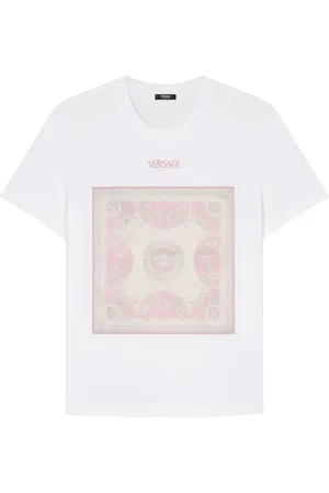 VERSACE T-shirt med logobroderi
