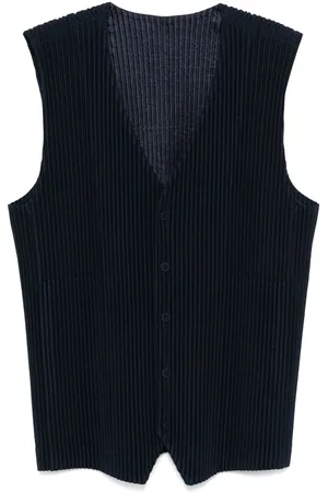 Issey Miyake Skræddersyet 2-plisseret vest