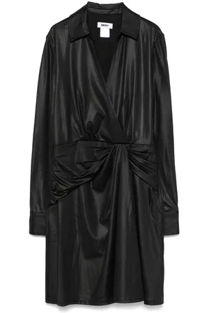 DKNY Midi-kjole med plisseret detalje
