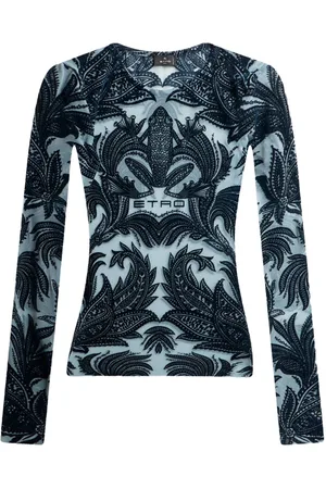 Etro Tyltop med flock-tekstur