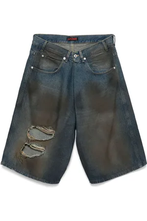 LU’U DAN Kriss Kross denimshorts