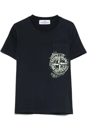 Stone Island T-shirt med logotryk