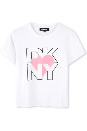 DKNY T-shirt med logotryk