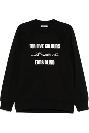 UNDERCOVER Sweatshirt med slogantryk