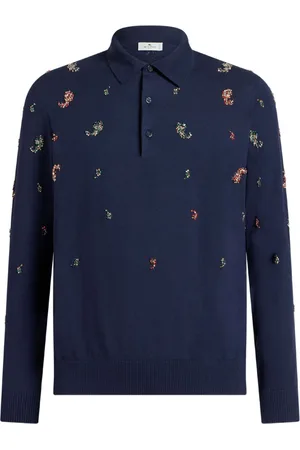 Etro Mini paisley-polo med krystaldetalje