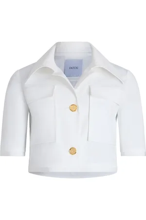 Patou Cropped jakke med korte ærmer