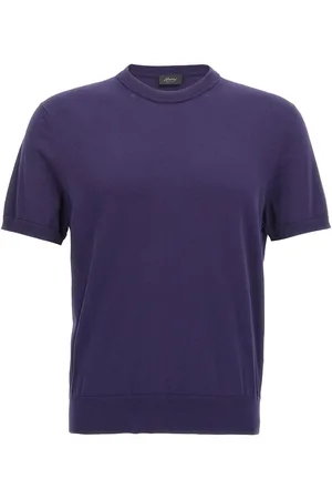 BRIONI Finstrikket T-shirt