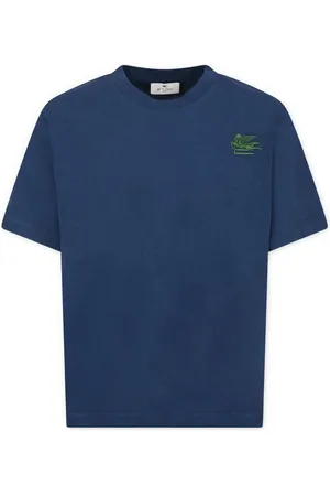 Etro T-shirt med logobroderi