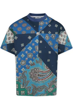 Etro T-shirt med bandana-tryk