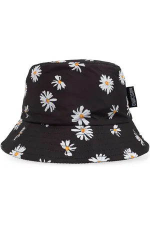 Moschino Bøllehat med blomstertryk