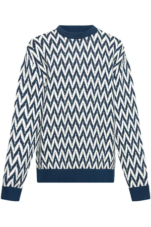 Lanvin Sweater med zigzagmotiv