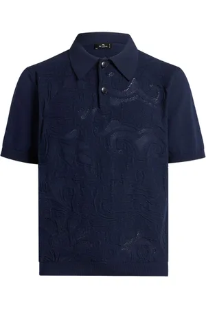 Etro Polo i tekstureret strik