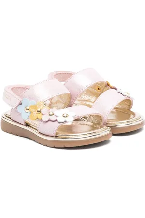 MONNALISA Sandaler med blomsterapplikation