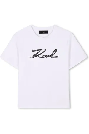 Karl Lagerfeld T-shirt med logotryk