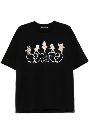 MASTERMIND JAPAN X Kiniku Man T-shirt med logotryk
