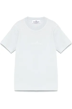Stone Island T-shirt med broderet logo